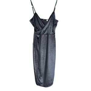 Rokoko Velour Grey Dress Size Small Holiday Chic NWT